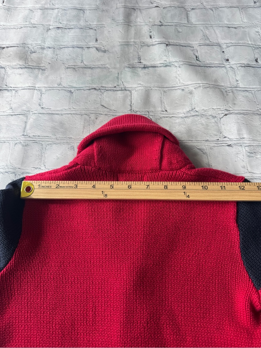 ✅ NWT Polo Ralph Lauren Red & Navy Boys Cardigan with Pony Logo size 6 - Picture 7 of 8